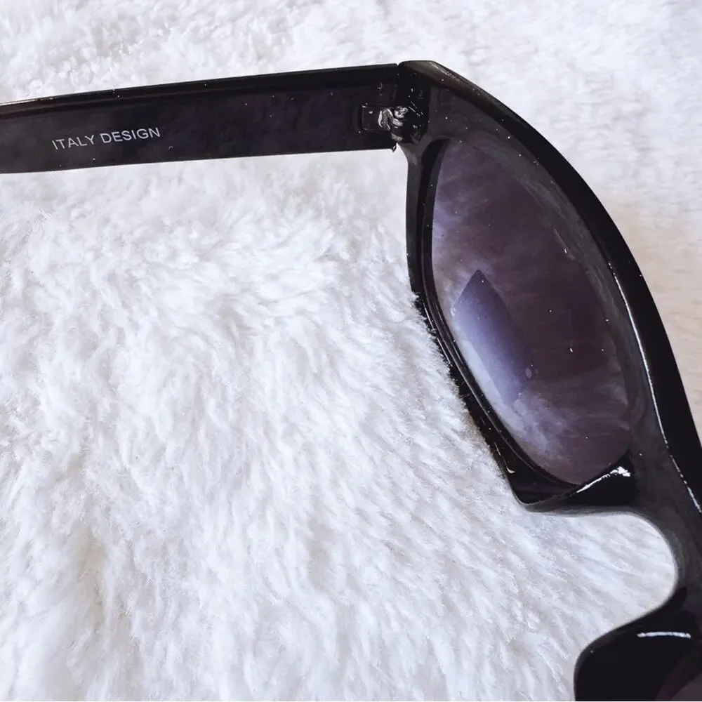 Rina Black w/Silver Accent Sunglasses - Picture 6 of 13